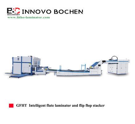 GFHT 1500mm Hoge Snelheid Karton Laminator 50 Vellen/Min