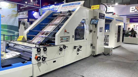 Sfc golfvormige plaat tot plaat 5 Ply Fluet Laminating Machine met hoge snelheid servo-controle