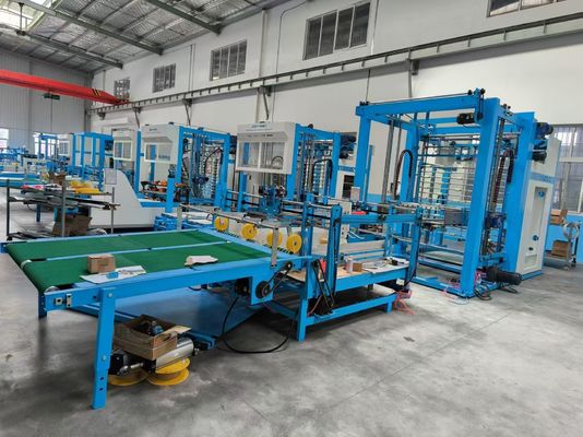 Volledig geautomatiseerd stapelen met automatische stapelmachine voor de productie van hoge snelheid gegolfd karton