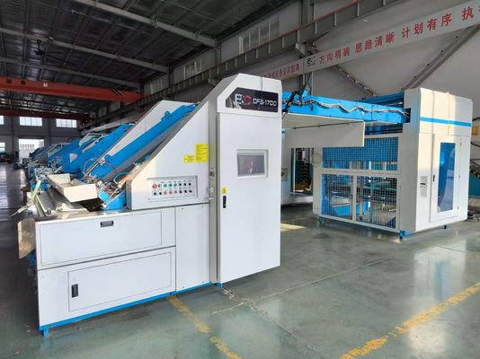 GFS 200m/min High Speed Flute Laminator Machine Overlapping Feeding en Servo Control voor Boards Curved Corrugated