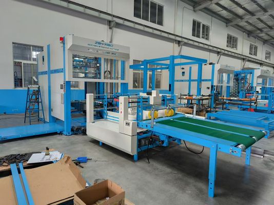Stapel- en fluitlamineersysteem met automatische stapelmachine voor golfkartonproductie