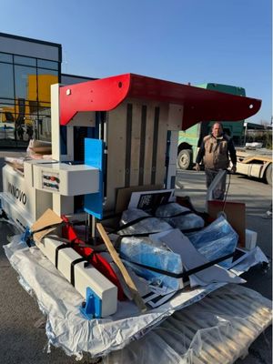 Pile Turner-draaimachine voor het verwijderen van stof en het uitlijnen van lucht Verbetering van de snelheid van de druk- en verpakkingslijn om aan de eisen van de grote productie te voldoen