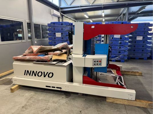 Geavanceerde Pile Turner Machine die de efficiëntie van de verpakkingslijn en het afdrukken verbetert door de functies stofverwijdering en luchtuitlijning te integreren