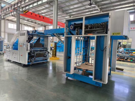 Sheet To Sheet 5ply Flute Laminating Machine Met Servo Besturing Voor Lamineren Van Golfkarton En Productie Van Meerlaagse Gelamineerde Producten