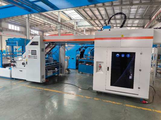 Elektrisch stroomsysteem Automatische fluitlamineermachine ontworpen voor een papierdikte van 150 tot 800 gram en een minimale velgrootte van 400 x 380 mm