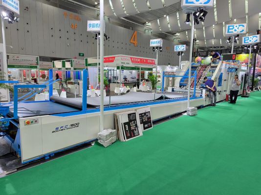 Hoog snelheidsplaat-op-plaat 5-laag laminatiemachine met servo-besturing voor het lamineren van gegolfd papier