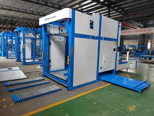 Auto Flip Flop Stacker Machine designed to improve corrugated cardboard production by automating paper counting turning and stacking processes