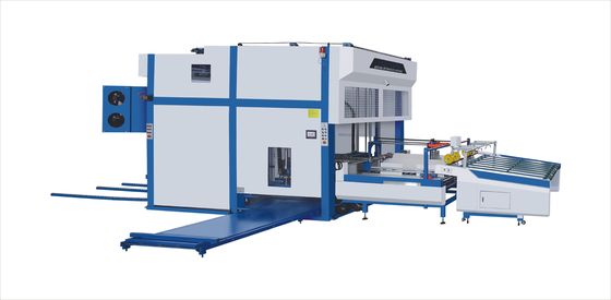 Inline Single Facer Corrugated Paper Roll Feeding Litho Laminating Machine With Precise Laminating Accuracy And High Speed Roll To Sheet For Packaging