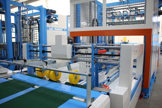 Automatische Flip Flop Stacker Machine die Slow Paper Table en andere componenten voor automatisch papier tellen, draaien en stapelen integreert