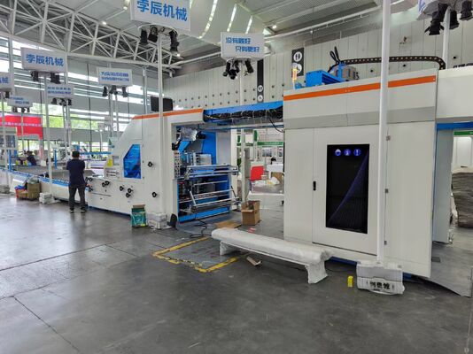 Automatische laminaatmachine van plaat tot plaat met servocontrole voor het lamineeren van 5Ply gegolfd papier en verschillende laminaatsoorten