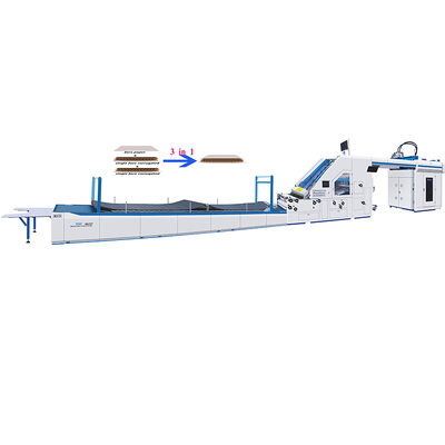 SFH1500 Nieuwe Stijl Geüpgradede Drie-in-één Servo Automatische 5-laags Fluit Laminatiemachine Voor Golfkarton