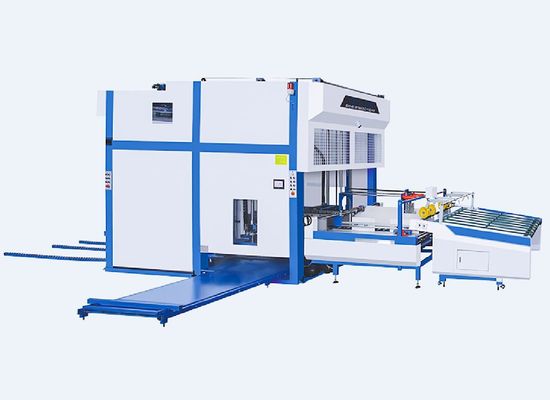 Autoflip flop pallet stacker machine voor Golfkarton