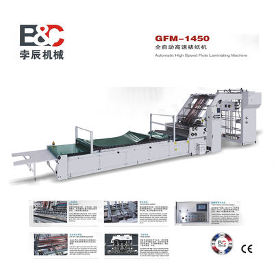 160m/Min High Speed Flute Laminator-Automatische Machine