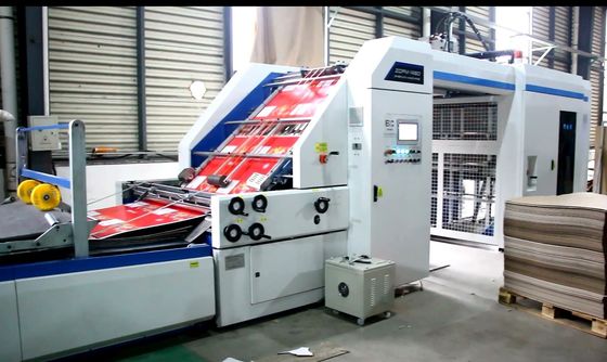 High Speed Semi-Automatic Carton Cardboard Flute Laminating Machine gegolfd