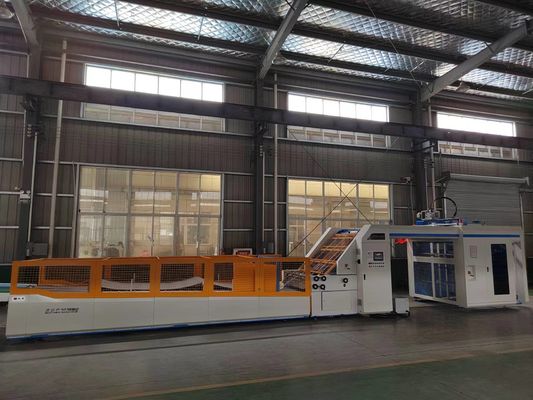 Servomotorblad aan Blad Fluit het Lamineren Machine Automatisch Golfdocument Karton
