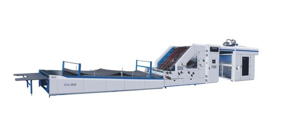 Automatische 2+2+1 drie in één 5 plooien hoge snelheid fluit gegolfde papier lamineermachine met servomotor