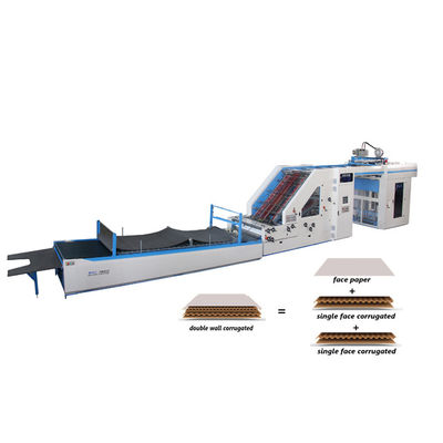 Sfc servo drie in één automatische fluit laminator machine 5 Ply