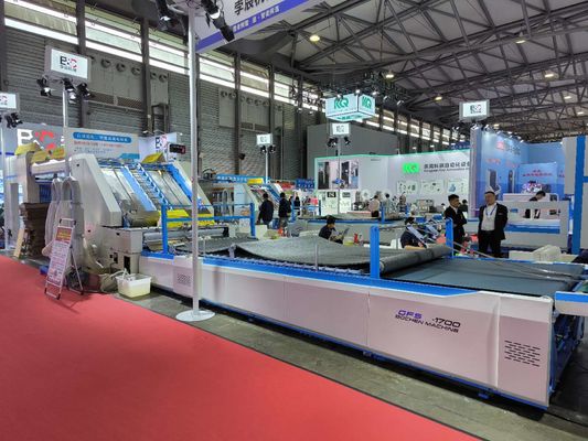 Gfs 24000 stuks/uur Hoog snelheids karton gegolfd papier lamineren machine overlappend voeden