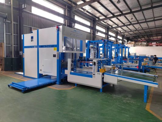 Automatische golfpapier-flip-flop palletstacker en -verzamelaar
