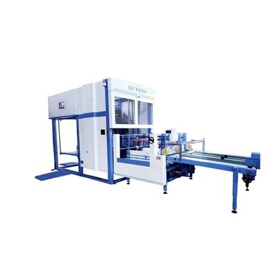 Hoog efficiënte automatische dubbel palletiserende papier omdraaiende Pile Turner stapelmachine voor karton gegolfd