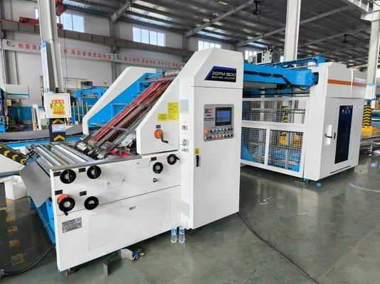 ZGFM Accurate Grofed Automatic Flute Laminator Machine hoge snelheid 180m/min