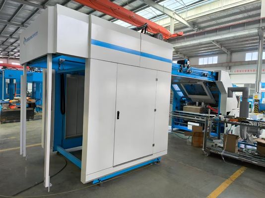 Geavanceerde technologie High Speed Flute Laminator Machine met grote roestvrij staal Anilox Roller en circulerende lijm systeem