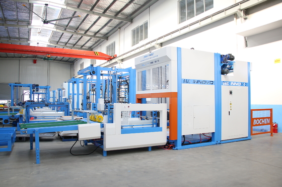 Automatisch papier omdraaien en stapelen met automatische stapelmachine voor de productie van golfkarton met fluitlamineermachine