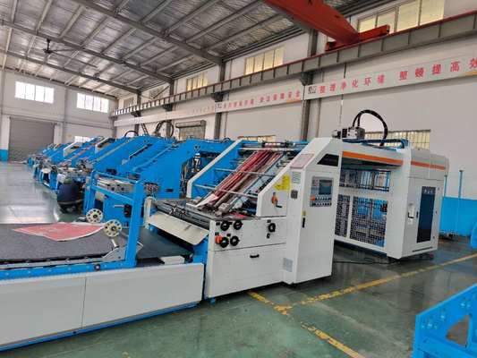 Automatische fluitenlamineermachine met grote papiergrootte (170*170cm) en meerdere vermogen opties (22kw-30kw)