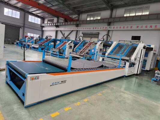 High Speed Flute Laminator Machine Biedt flexibele plaatvoeding opties en digitale lijm controle voor en gegolfde laminatie